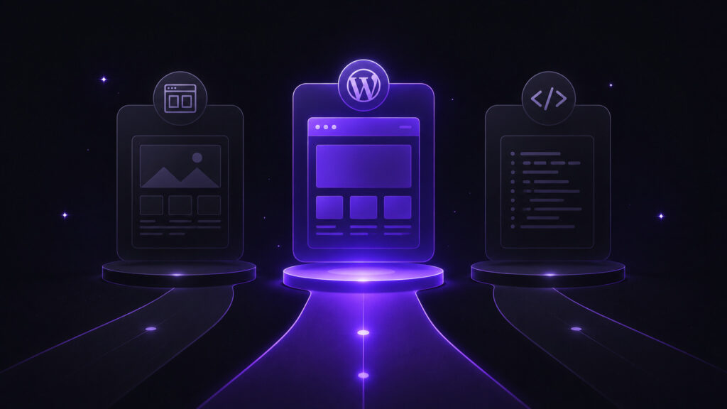 Comparación de plataformas para una página web en Perú: plantilla, WordPress o desarrollo a medida